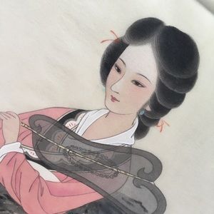 ASIAN ART - An Original - Hand Painted on SILK…Sublime!